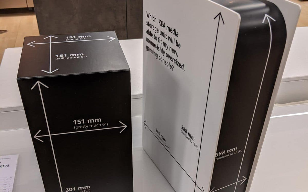 IKEA met en vente des consoles en carton pour choisir ses meubles