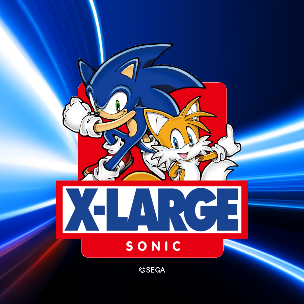X-LARGE x SONIC The Hedgehog : une collaboration pour leurs 30 ans
