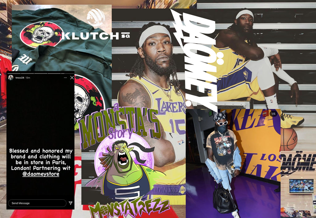 Montrezl Harrell ( L.A Lakers ) va distribuer ses vêtements chez Daömey !