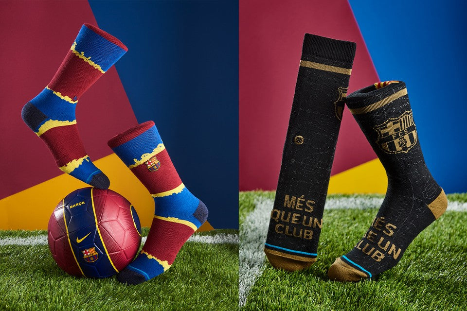 Stance et le FC Barcelone lancent une collection de chaussettes en édition limitée