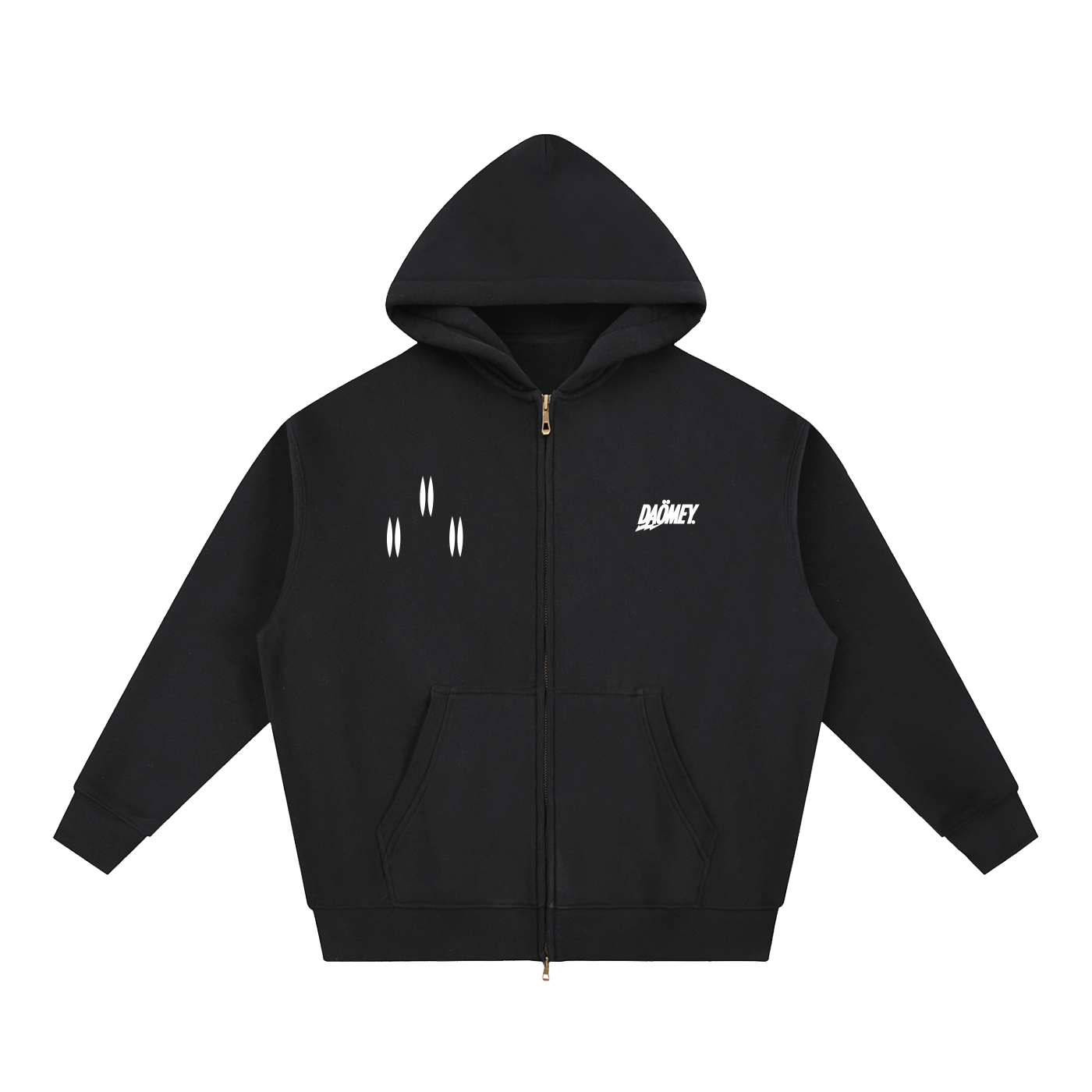 Hoodie Zippé Noir King  Agonglo