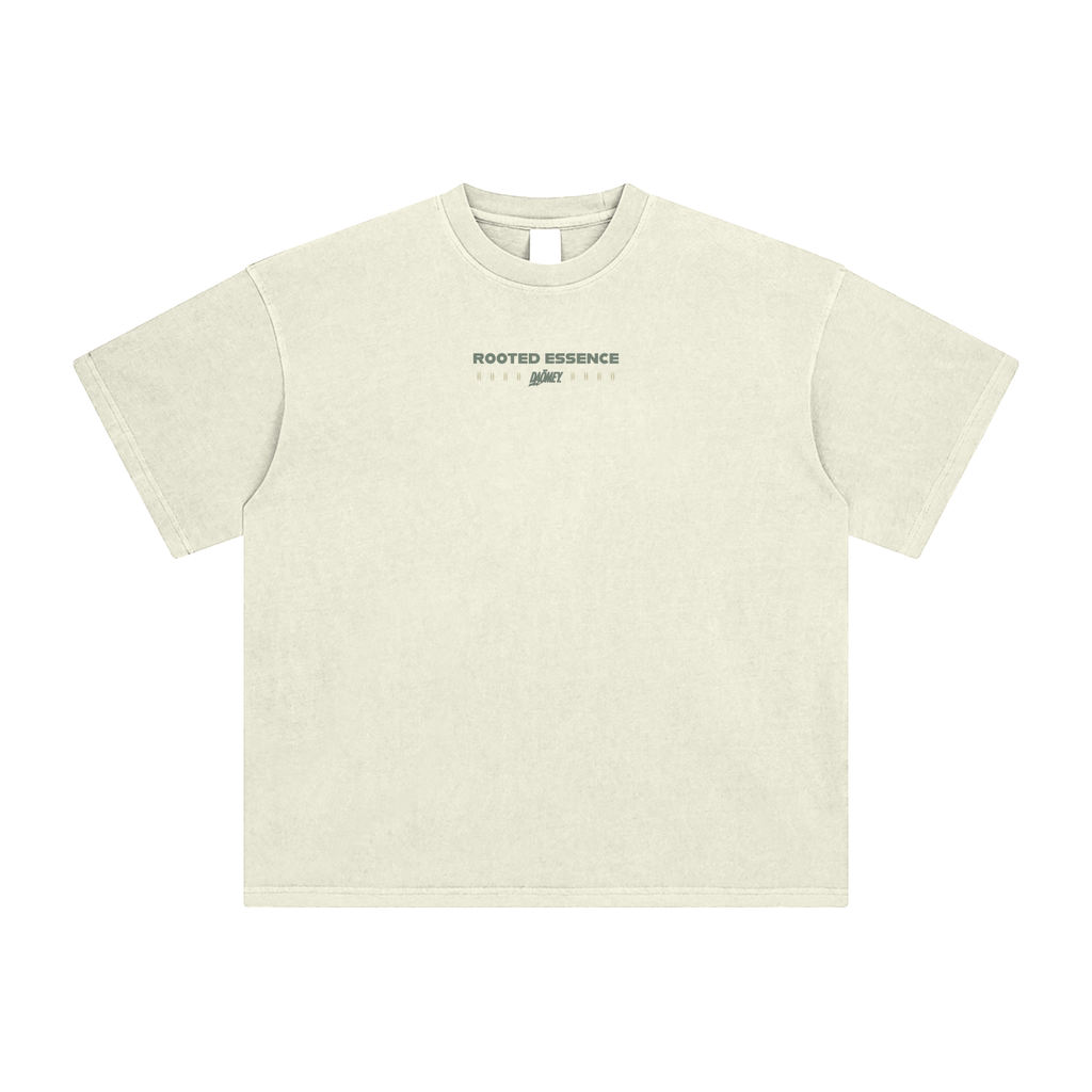 T-shirt Vieilli Beige Rooted Essence | DAÖMEY Basics