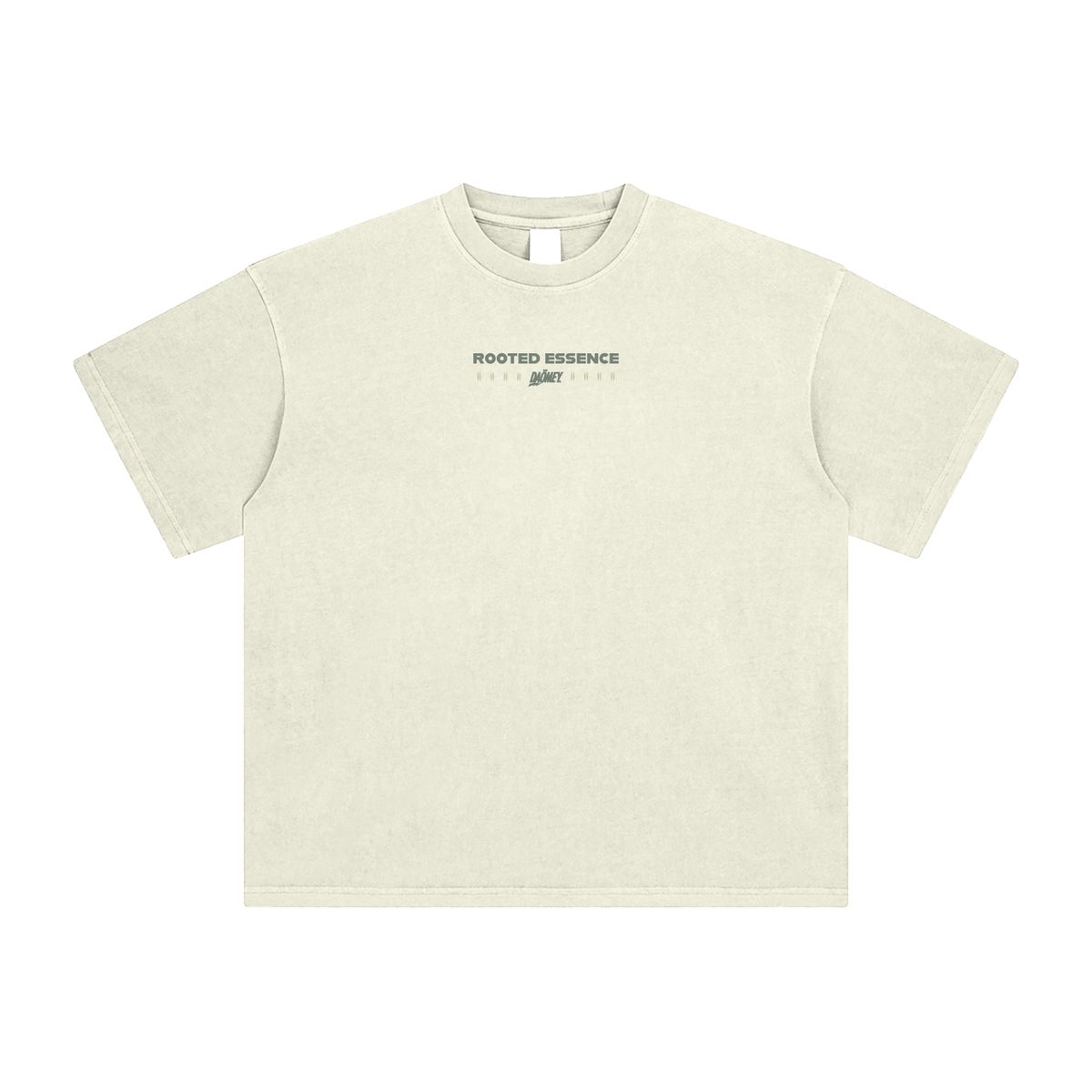 T-shirt Vieilli Beige Rooted Essence | DAÖMEY Basics