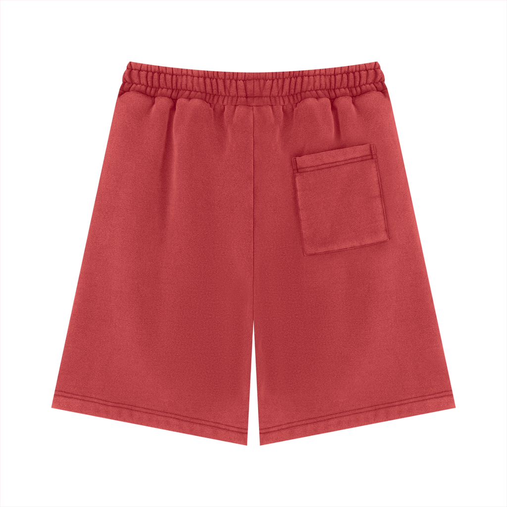 Short Vintage Délavé Gwada Boys Rouge
