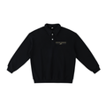Sweatshirt Polo Noir Rooted Essence | DAÖMEY Basics