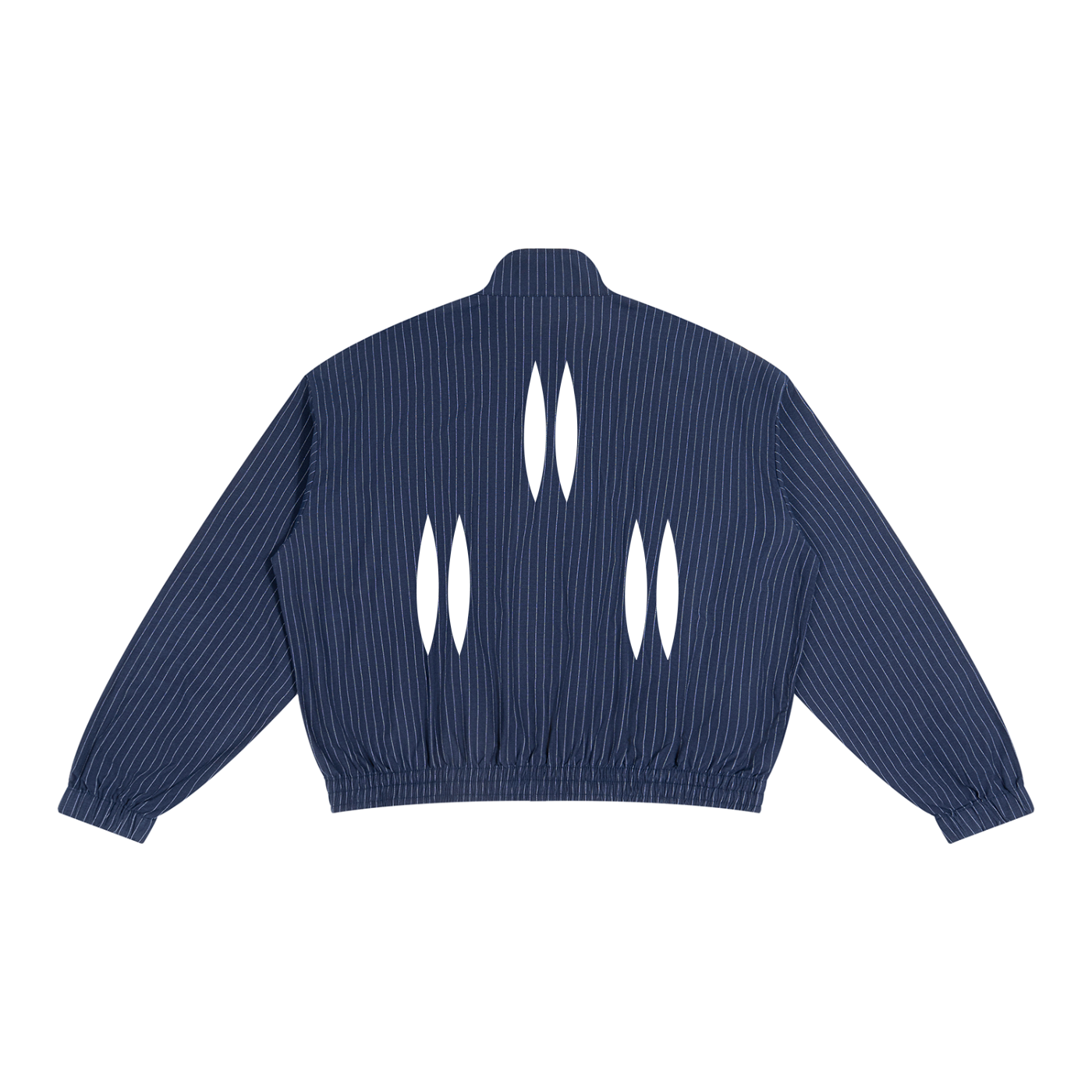 Veste de Survêtement Rayée Zippée Bleue | Daömey Lifestyle