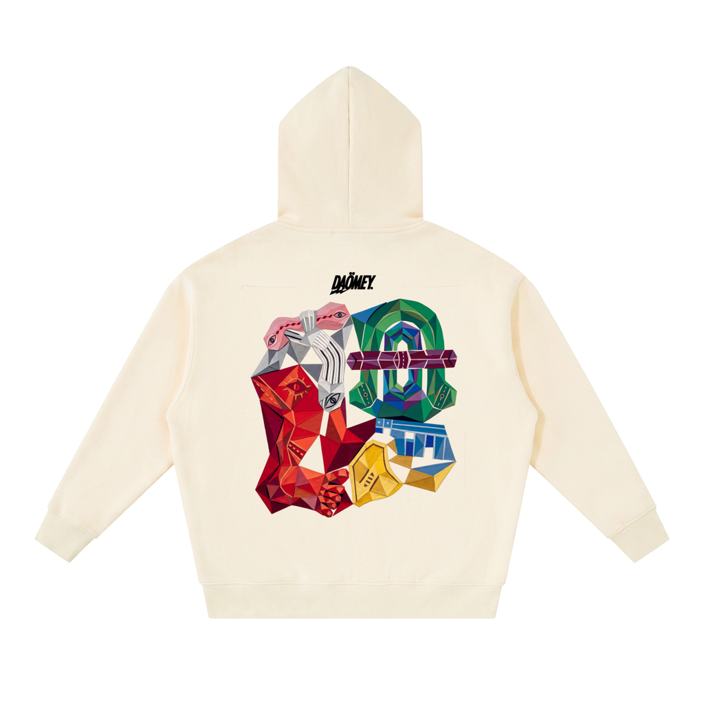 Hoodie Zippé Abricot King Agoli
