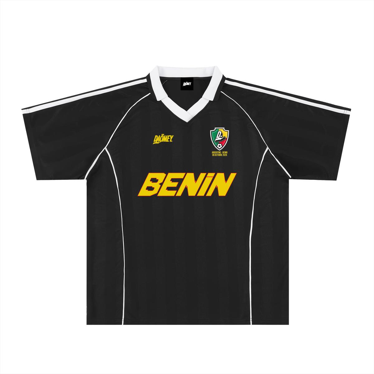 Maillot Bénin Noir| Édition Limitée | DAÖMEY League