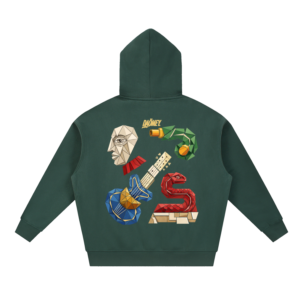 Hoodie Zippé Vert King Dakodonou