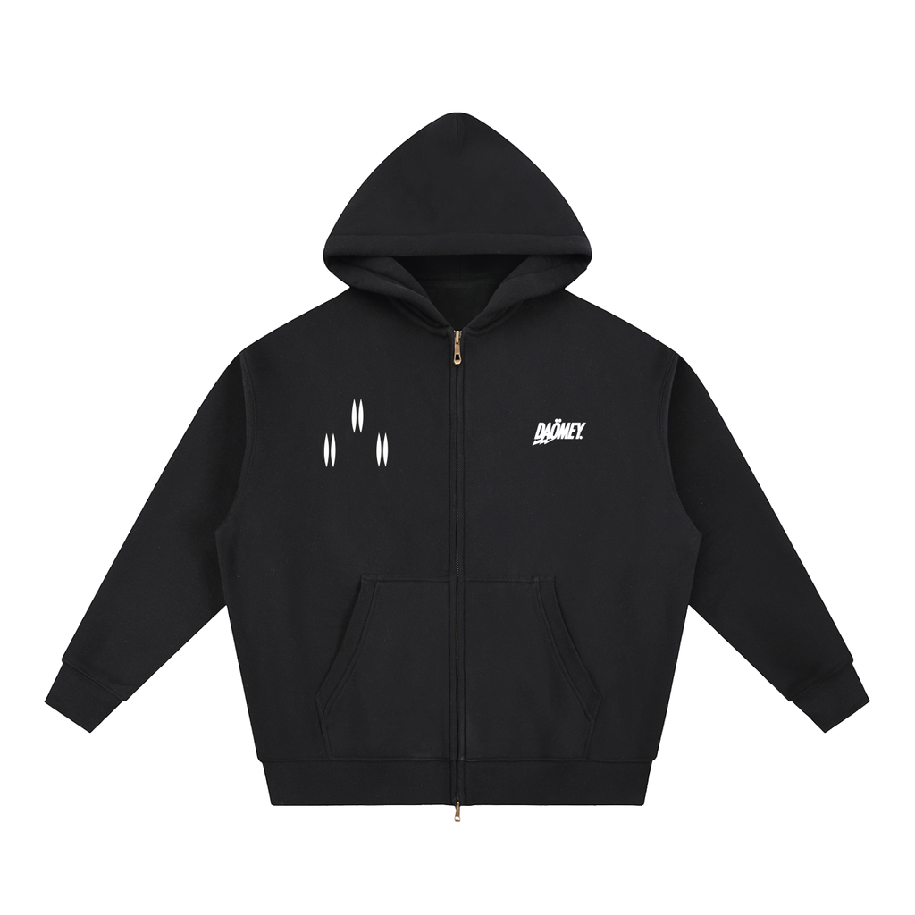 Hoodie Zippé Noir King Glélè
