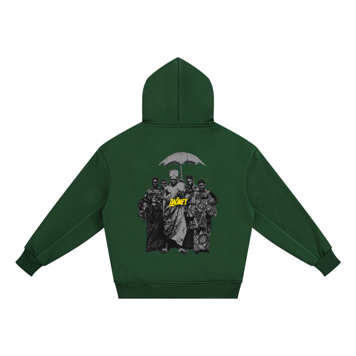 Hoodie From Benin To The World Vert Enfant
