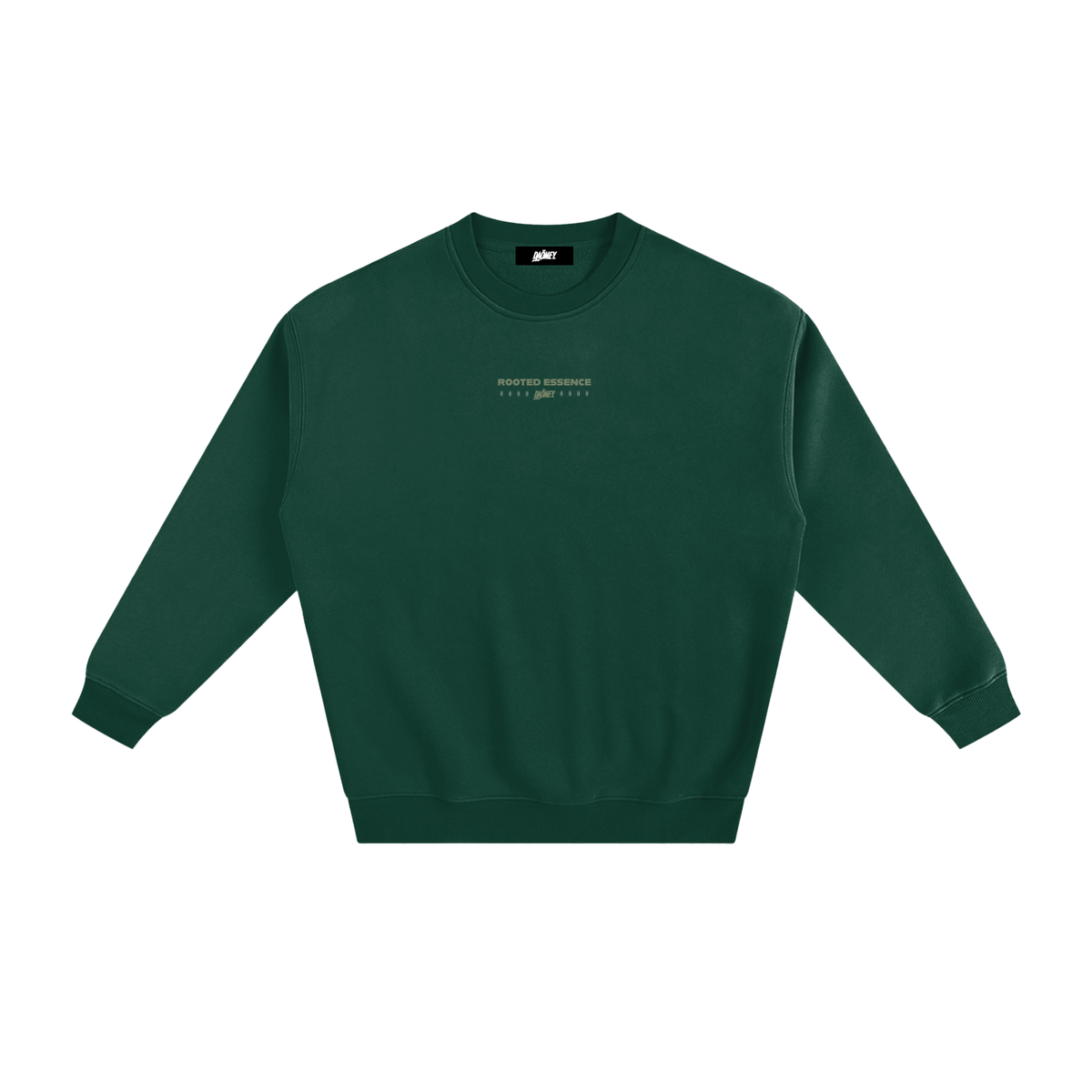 Sweatshirt Vert Rooted Essence | DAÖMEY Basics