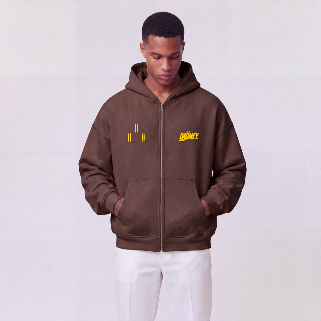 Hoodie Zippé Café King Agadja