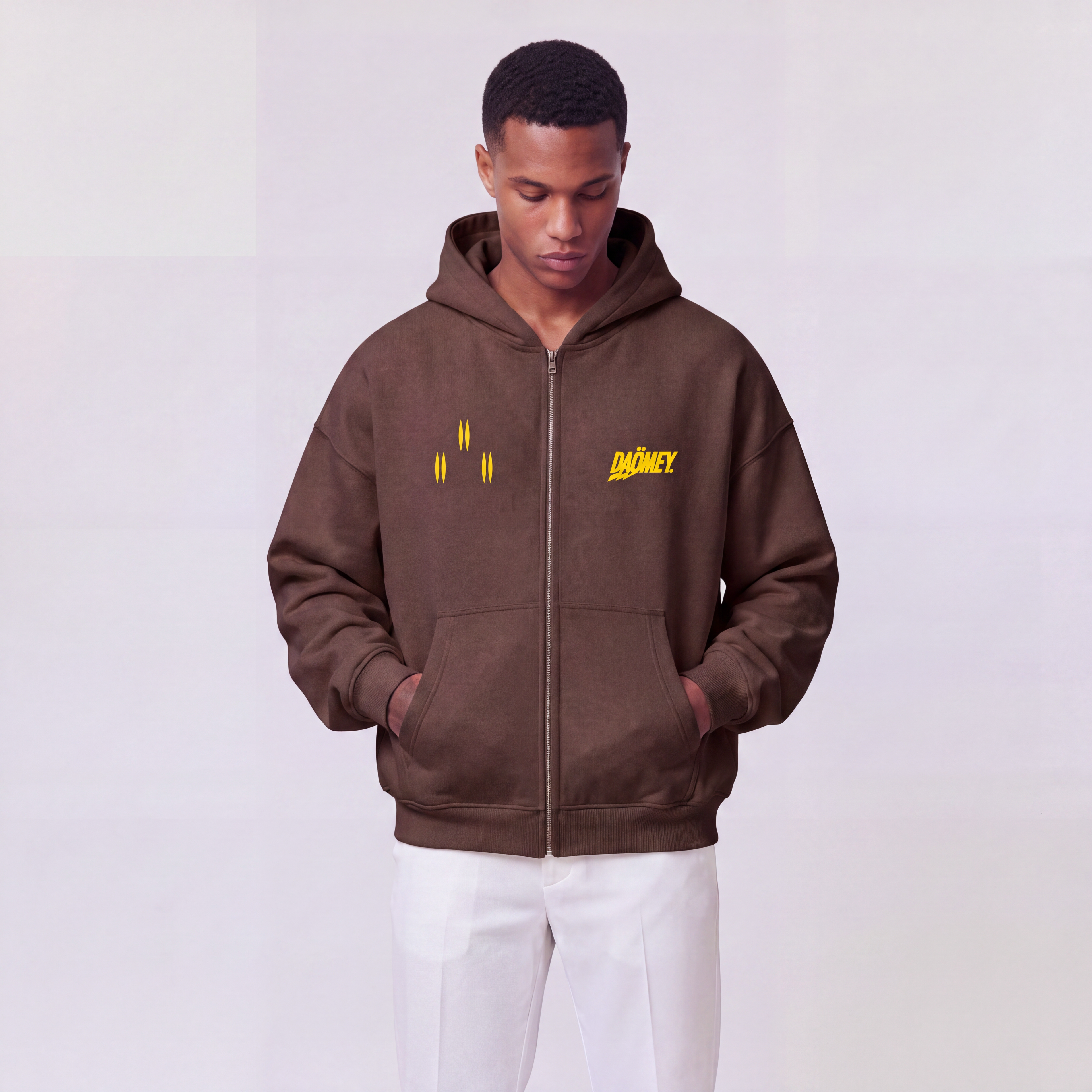 Hoodie Zippé Café King Agadja