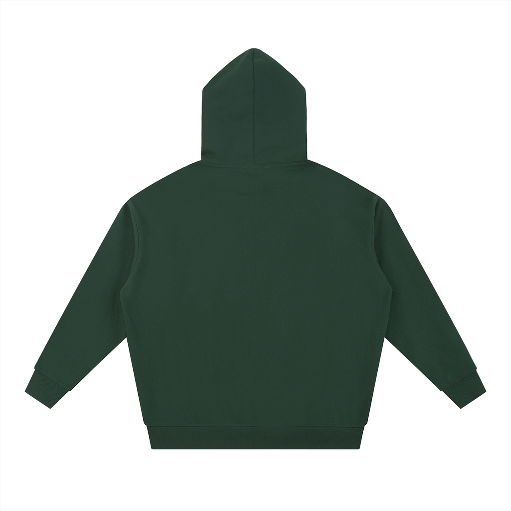 Hoodie Épais Vert Rooted Essence | DAÖMEY Basics