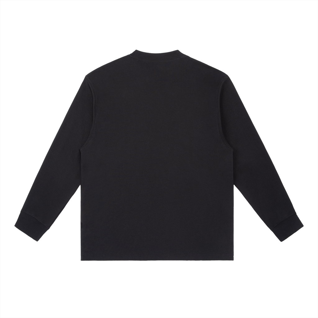 T-shirt Manches Longues Noir Rooted Essence | DAÖMEY Basics