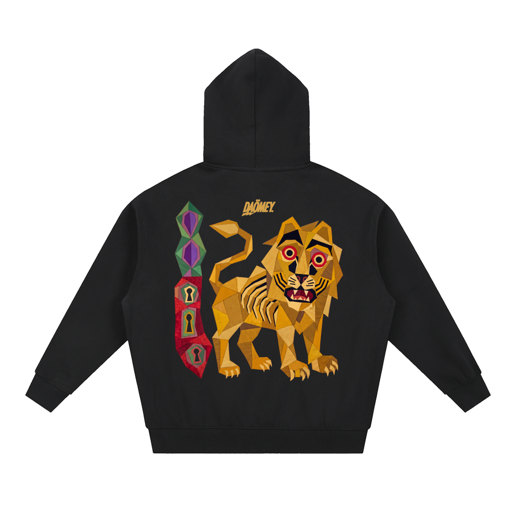 Hoodie Zippé Noir King Glélè
