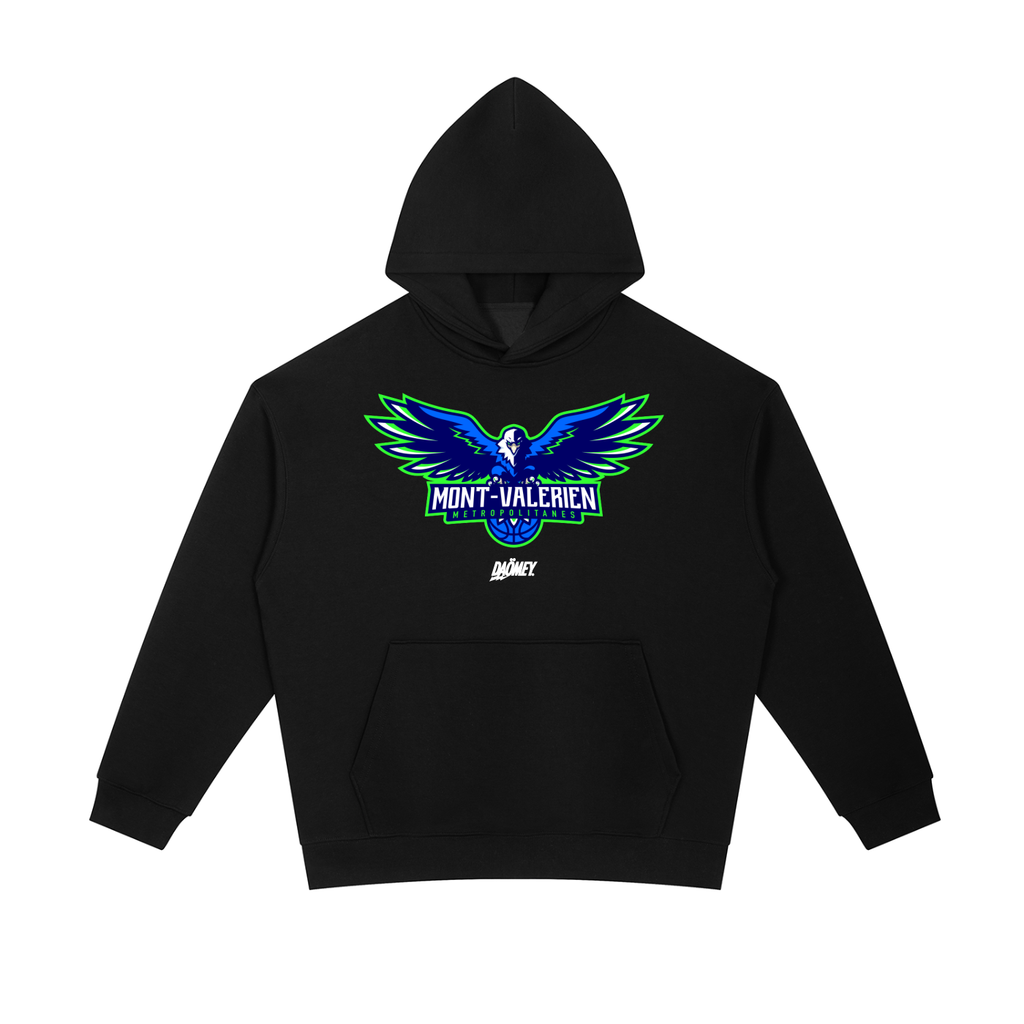 Black Mont-Valérien Hoodie | DAÖMEY Lifestyle