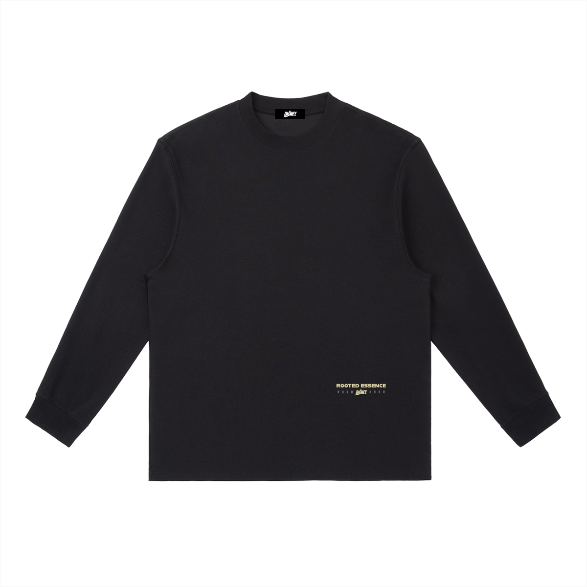 T-shirt Manches Longues Noir Rooted Essence | DAÖMEY Basics