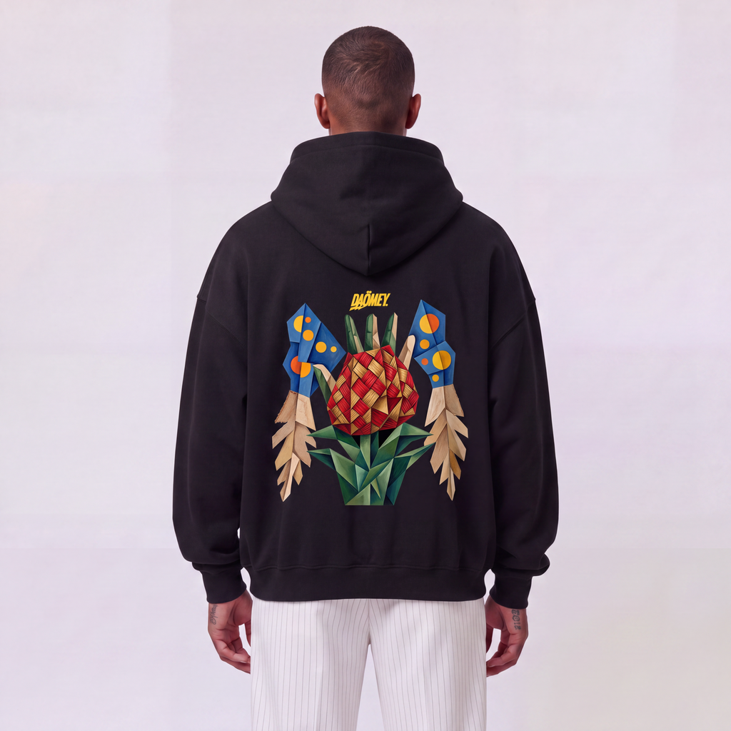 Hoodie Zippé Noir King  Agonglo