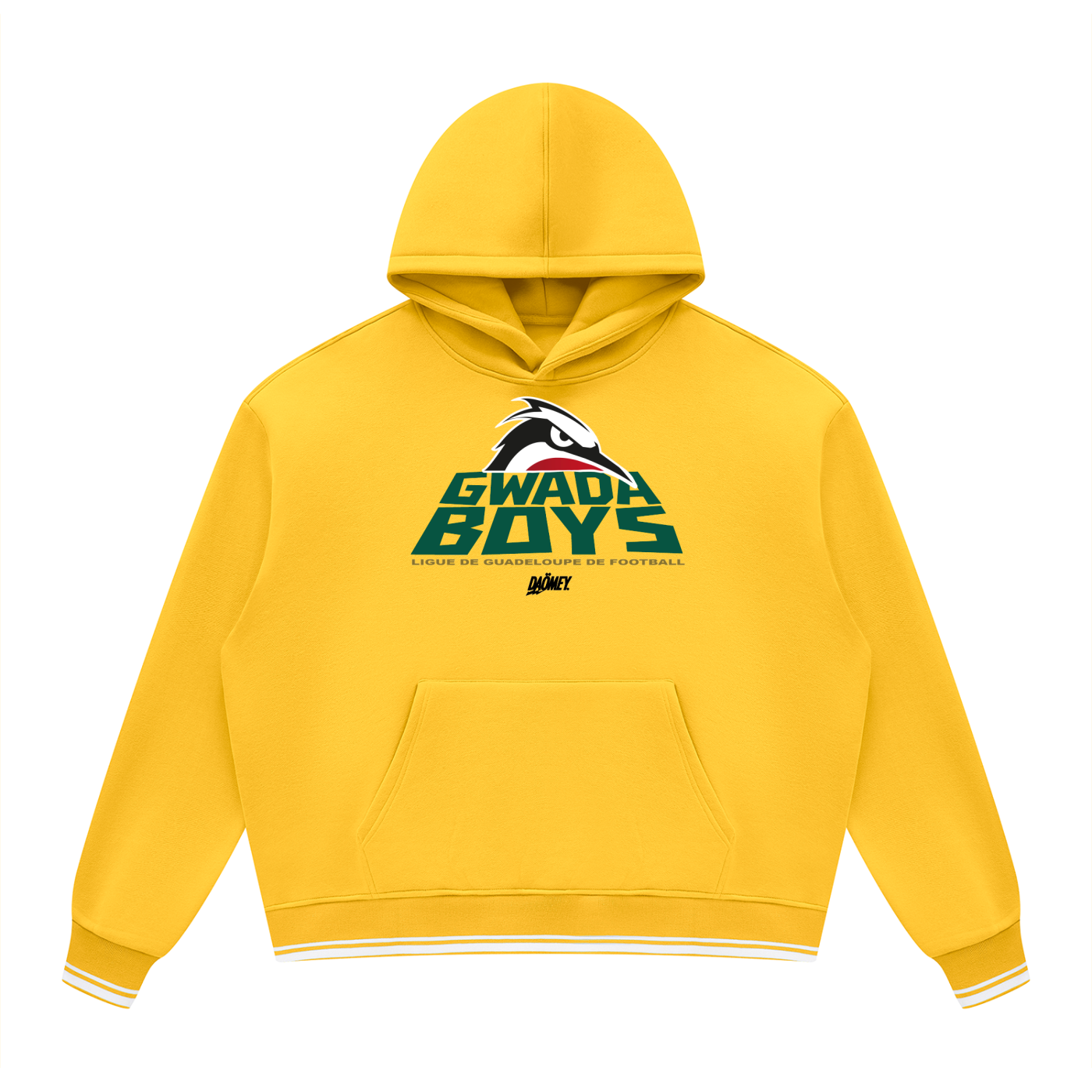 Hoodie Gwada Boys Jaune