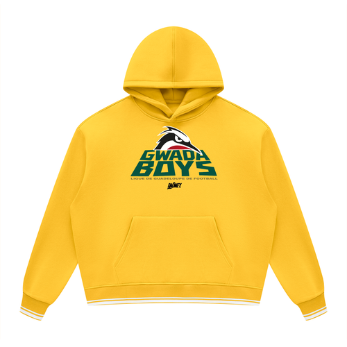 Hoodie Gwada Boys Jaune - DAÖMEY 