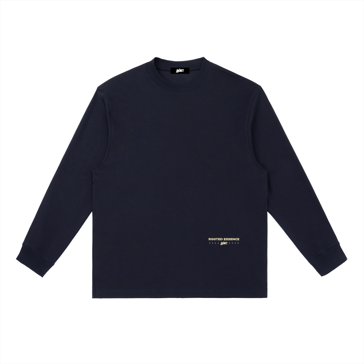 T-shirt Manches Longues Noir Rooted Essence | DAÖMEY Basics