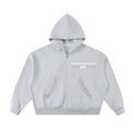 Hoodie Zippé  Gris Rooted Essence | DAÖMEY Basics