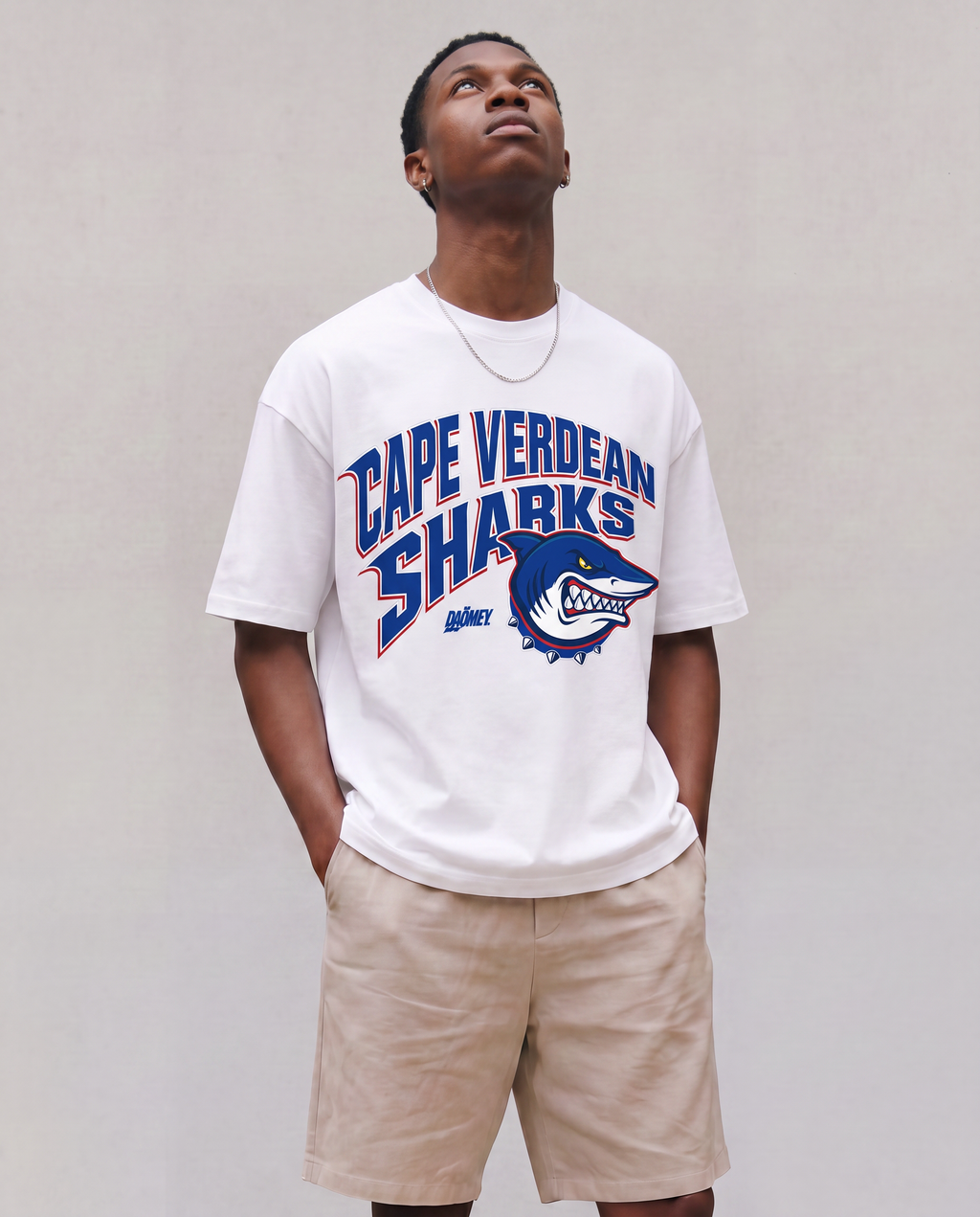 T-shirt Cap-Verdean Sharks | Daömey African College Series
