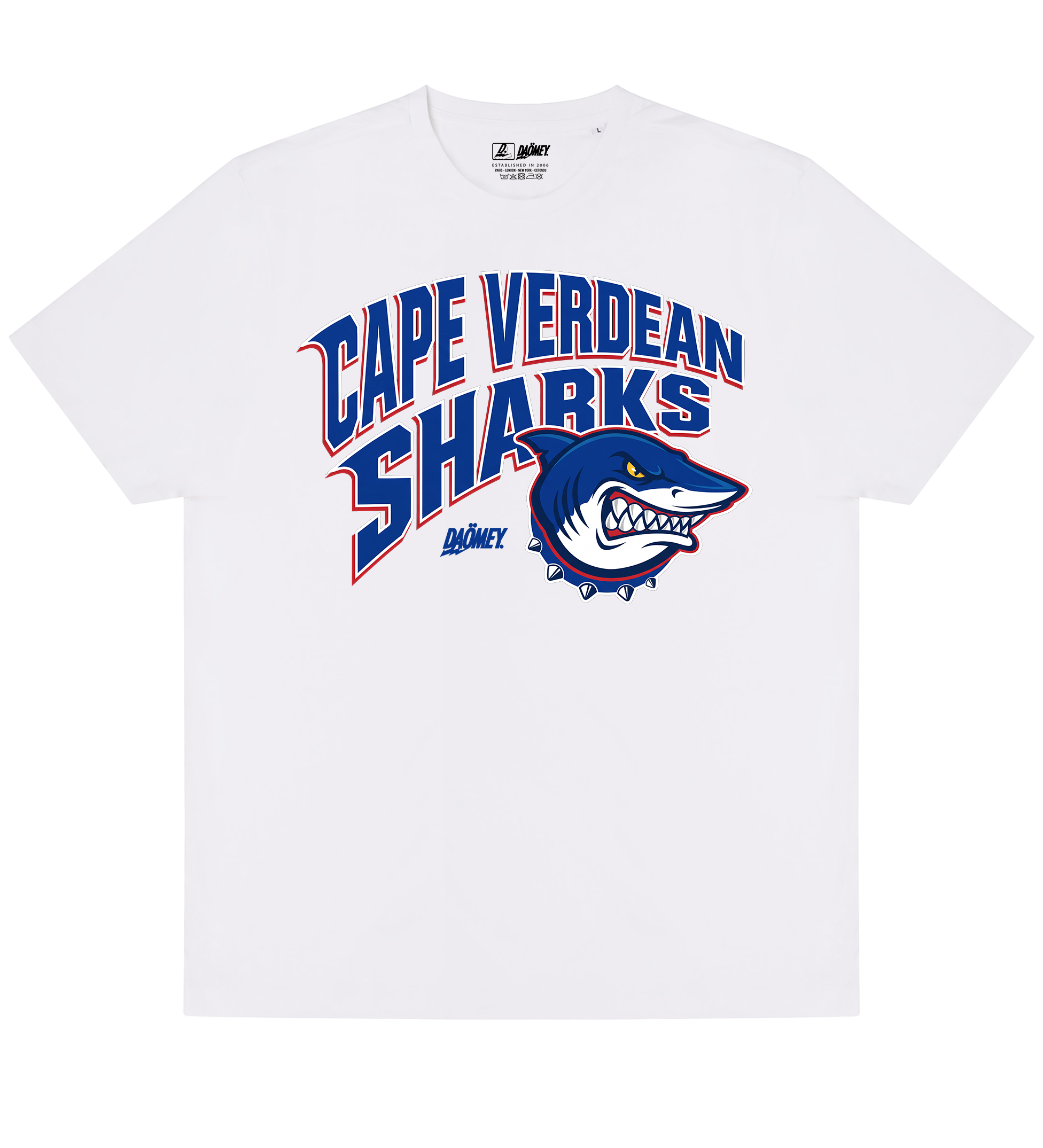 T-shirt Cap-Verdean Sharks | Daömey African College Series