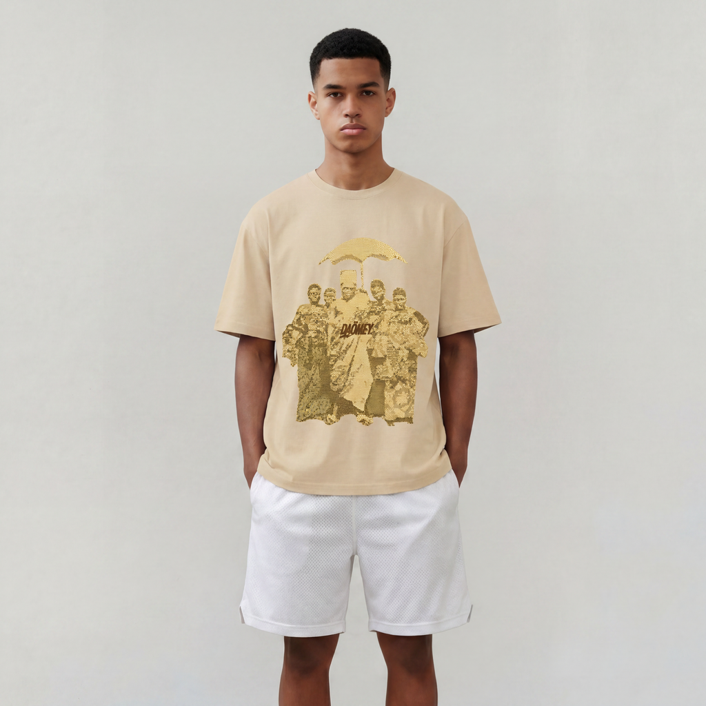 T-shirt Noir King Of The Pitch DAÖMEY | T-shirt  Streetwear - DAÖMEY 