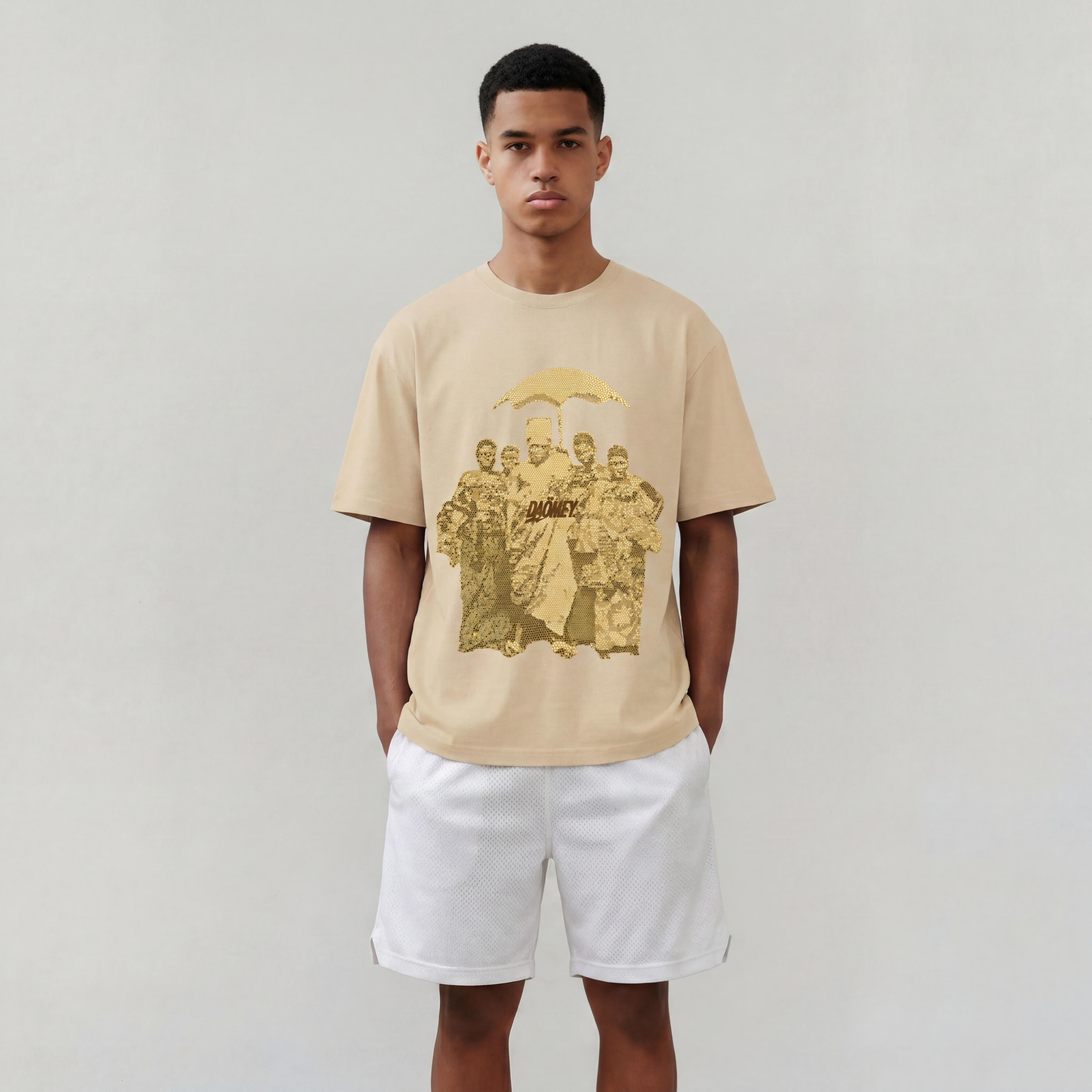 T-shirt Noir King Of The Pitch DAÖMEY | T-shirt  Streetwear - DAÖMEY 