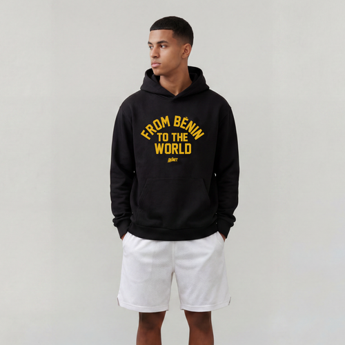 Hoodie From Benin to the World DAÖMEY | Sweat à Capuche Streetwear Premium - DAÖMEY 