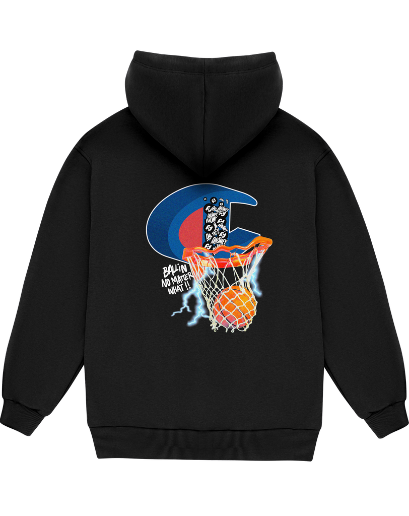 Hoodie Champion x First Team x Daömey Noir - DAÖMEY 