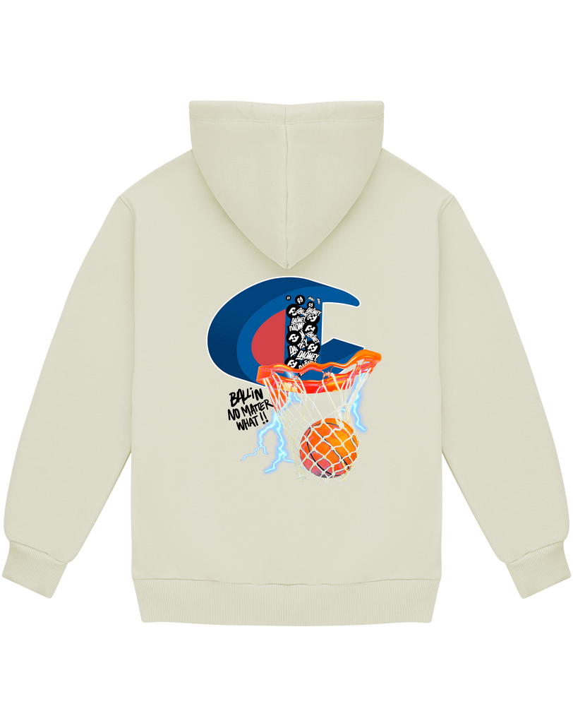 Hoodie Champion x First Team x Daömey Blanc - DAÖMEY 