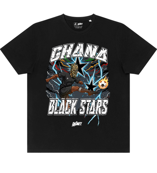 T-shirt Noir Ghana World Cup 2026 DAÖMEY | T-shirt Football Streetwear - DAÖMEY 