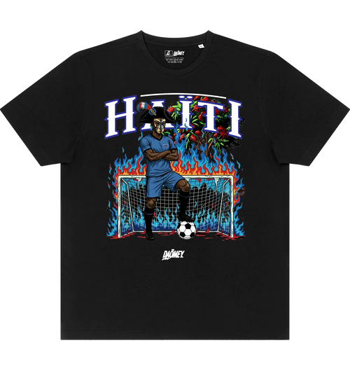 T-shirt Noir Haïti World Cup 2026 DAÖMEY | T-shirt Football Streetwear - DAÖMEY 