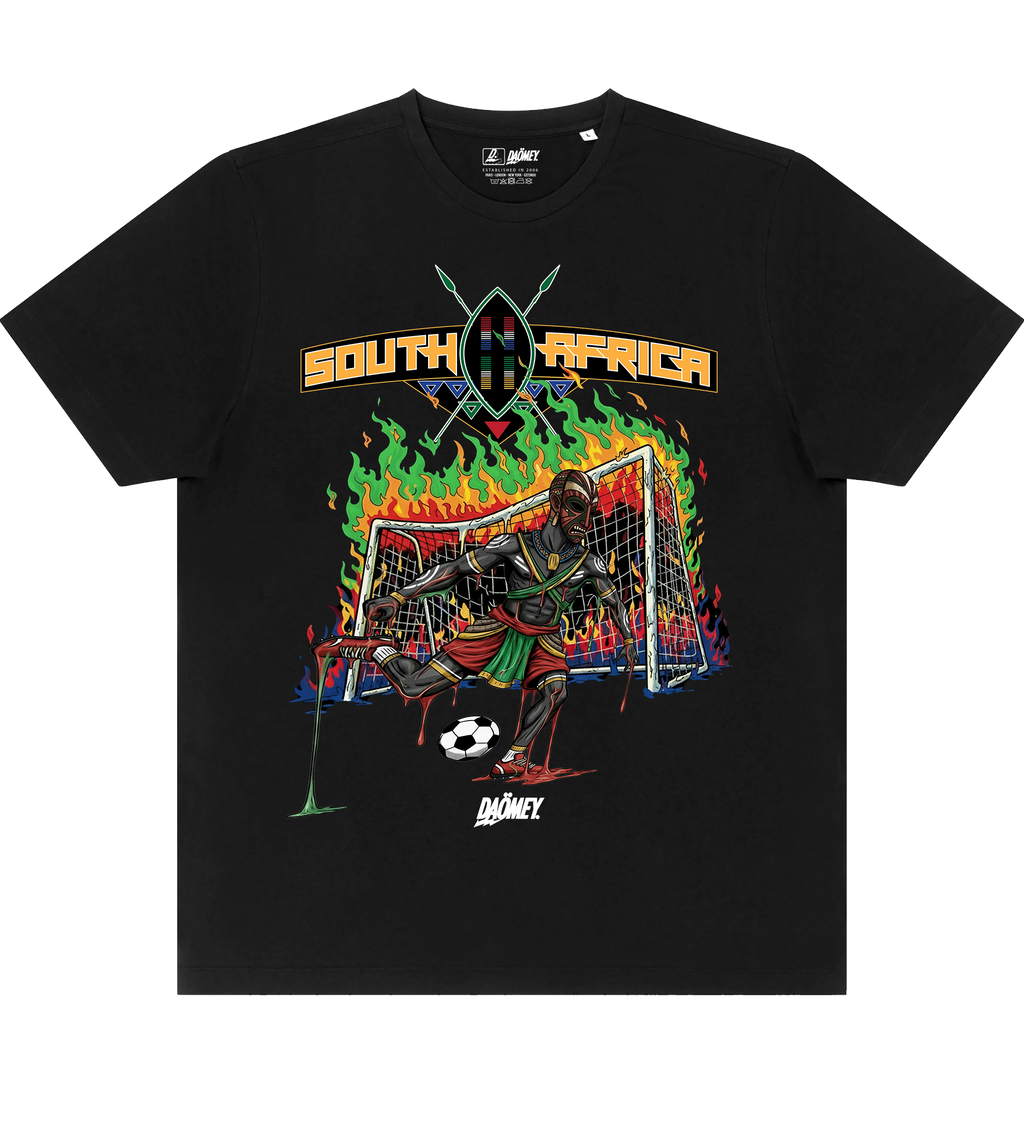 T-shirt Noir South Africa World Cup 2026 DAÖMEY | T-shirt Football Streetwear - DAÖMEY 