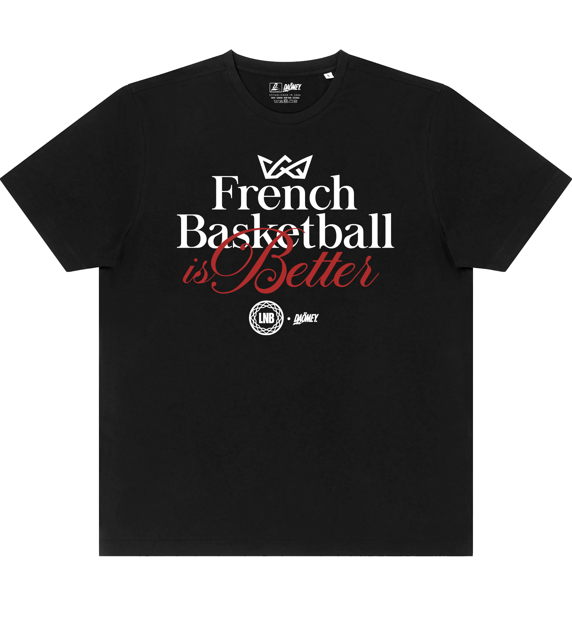T-shirt French Basketball is Better Noir | T-shirt Betclic Elite x Daomey - DAÖMEY 