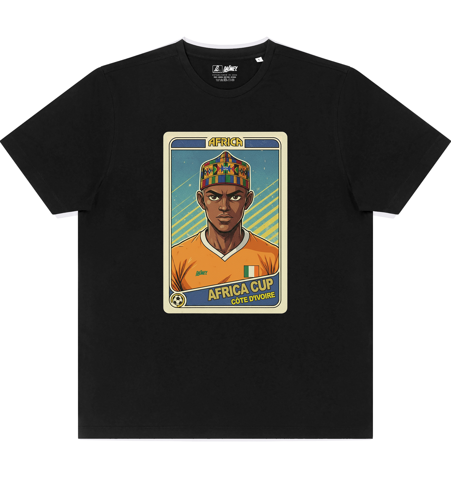 T-shirt Côte d'Ivoire Africa Cup Noir