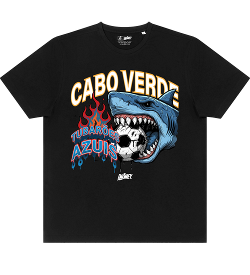 T-shirt Noir Cabo Verde World Cup 2026 DAÖMEY | T-shirt Football Streetwear - DAÖMEY 