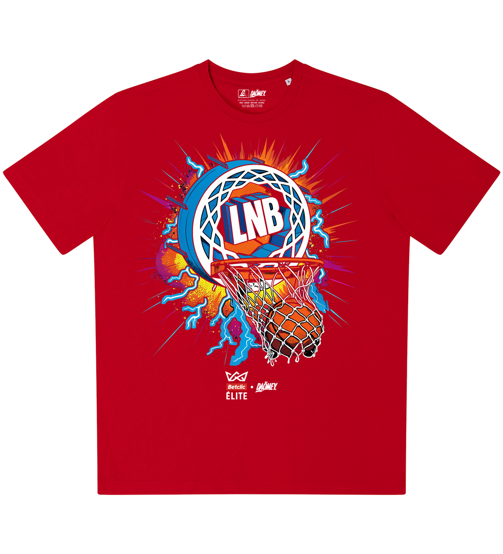 T-shirt LNB Buzzer Beater Noir | Betclic Elite x Daömey - DAÖMEY 