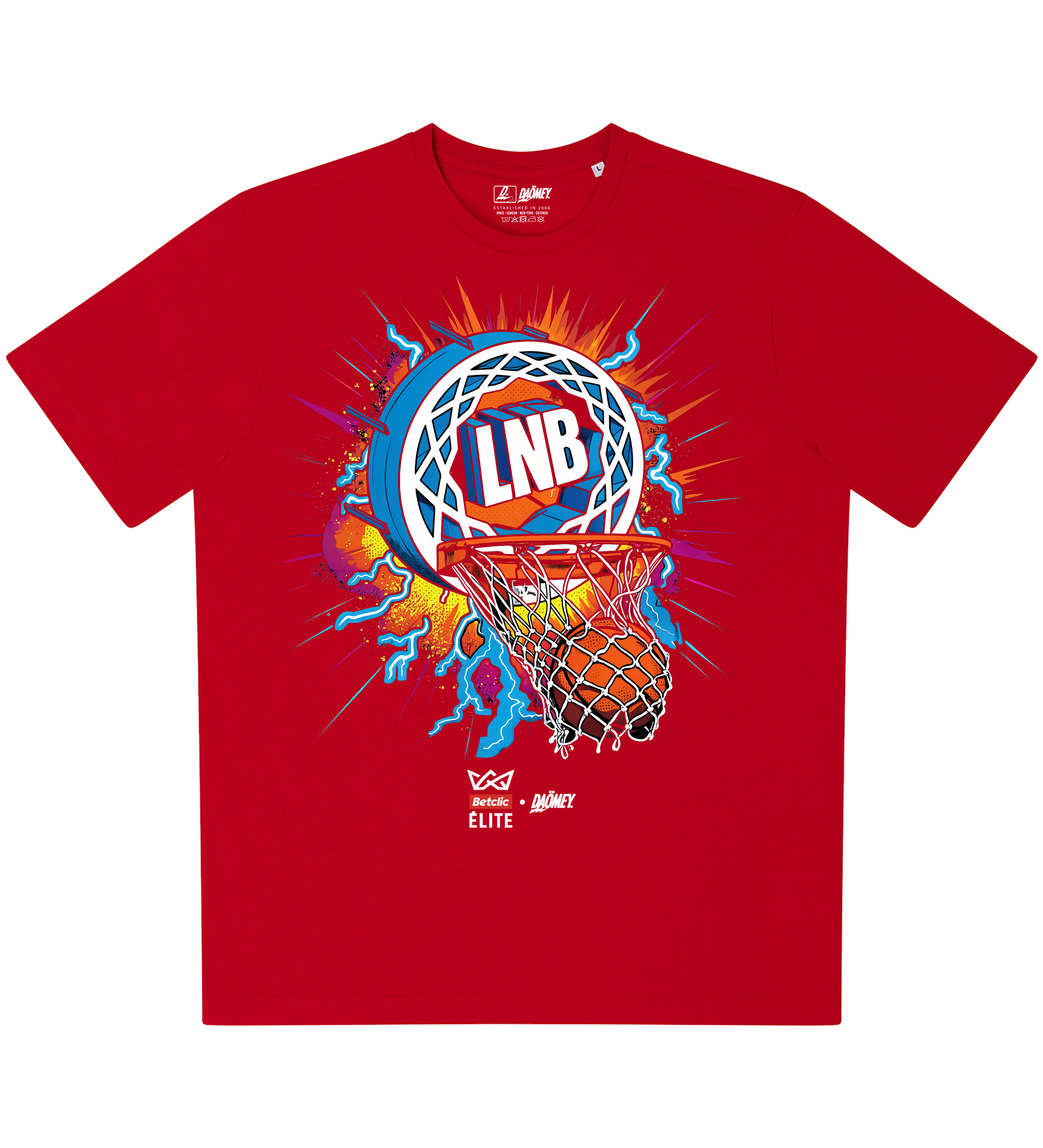 T-shirt LNB Buzzer Beater Noir | Betclic Elite x Daömey - DAÖMEY 
