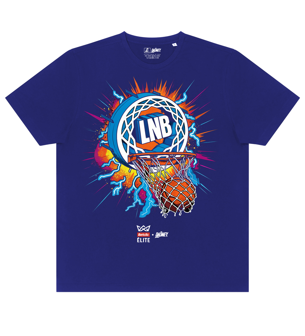 T-shirt LNB Buzzer Beater Noir | Betclic Elite x Daömey - DAÖMEY 