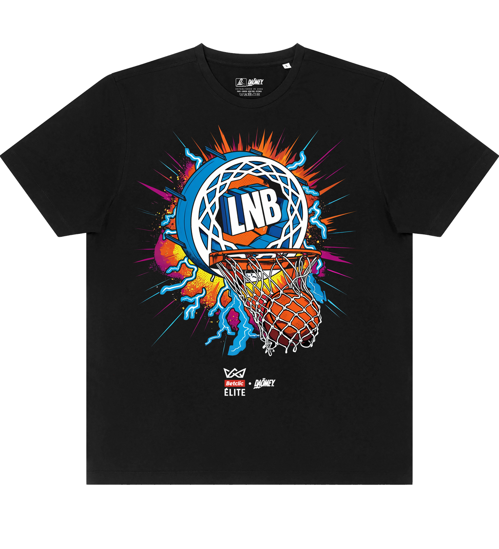 T-shirt LNB Buzzer Beater Rouge | T-shirt Betclic Elite x Daomey - DAÖMEY 