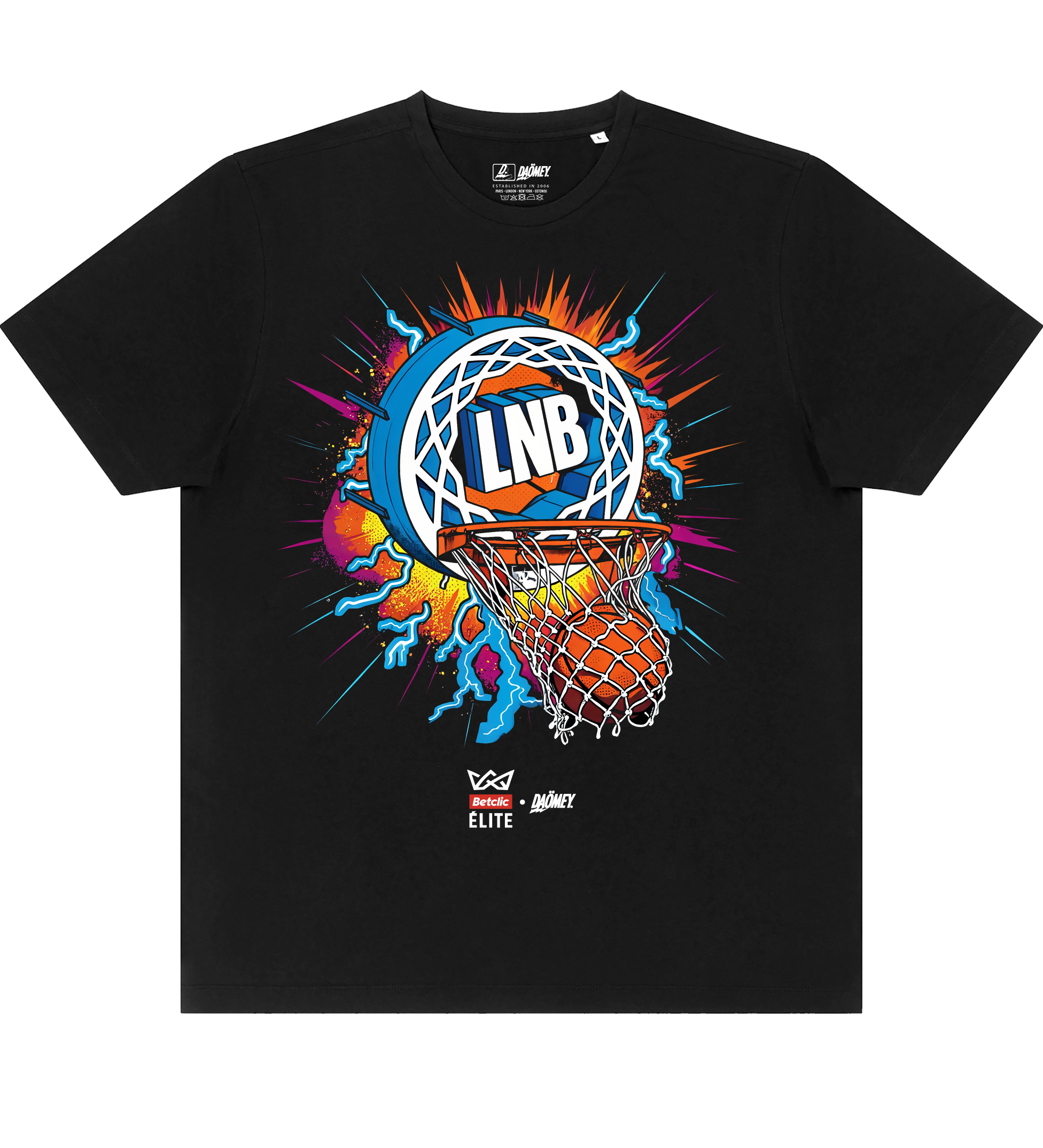 T-shirt LNB Buzzer Beater Rouge | T-shirt Betclic Elite x Daomey - DAÖMEY 