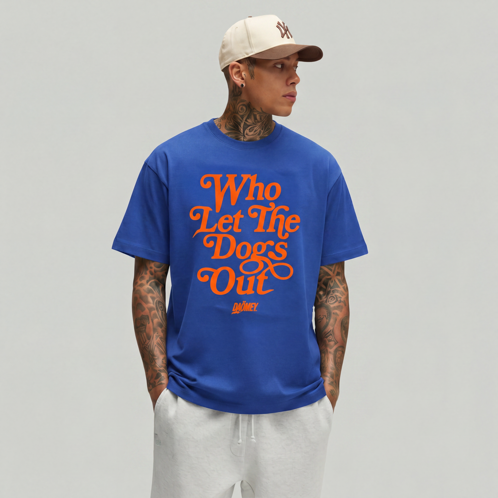 DAÖMEY Who Let The Dogs Out | T-shirt Basketball Streetwear