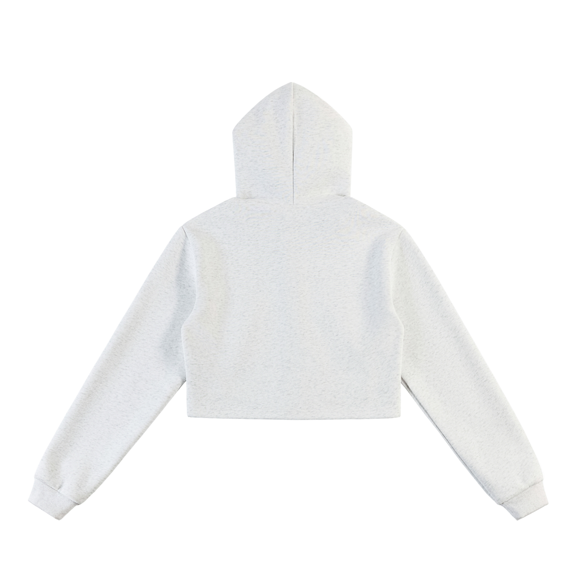 Hoodie Croppé Gris Rooted Essence | DAÖMEY Basics