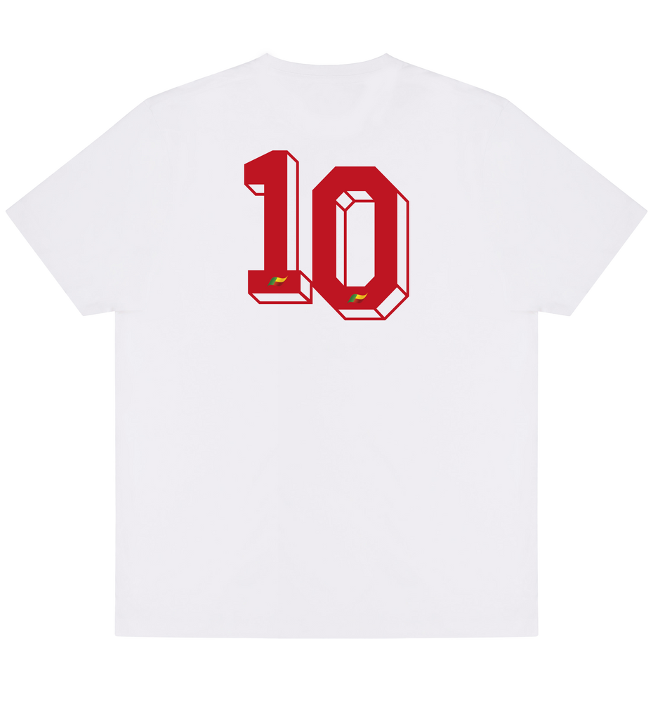 T-shirt Benin Football Blanc