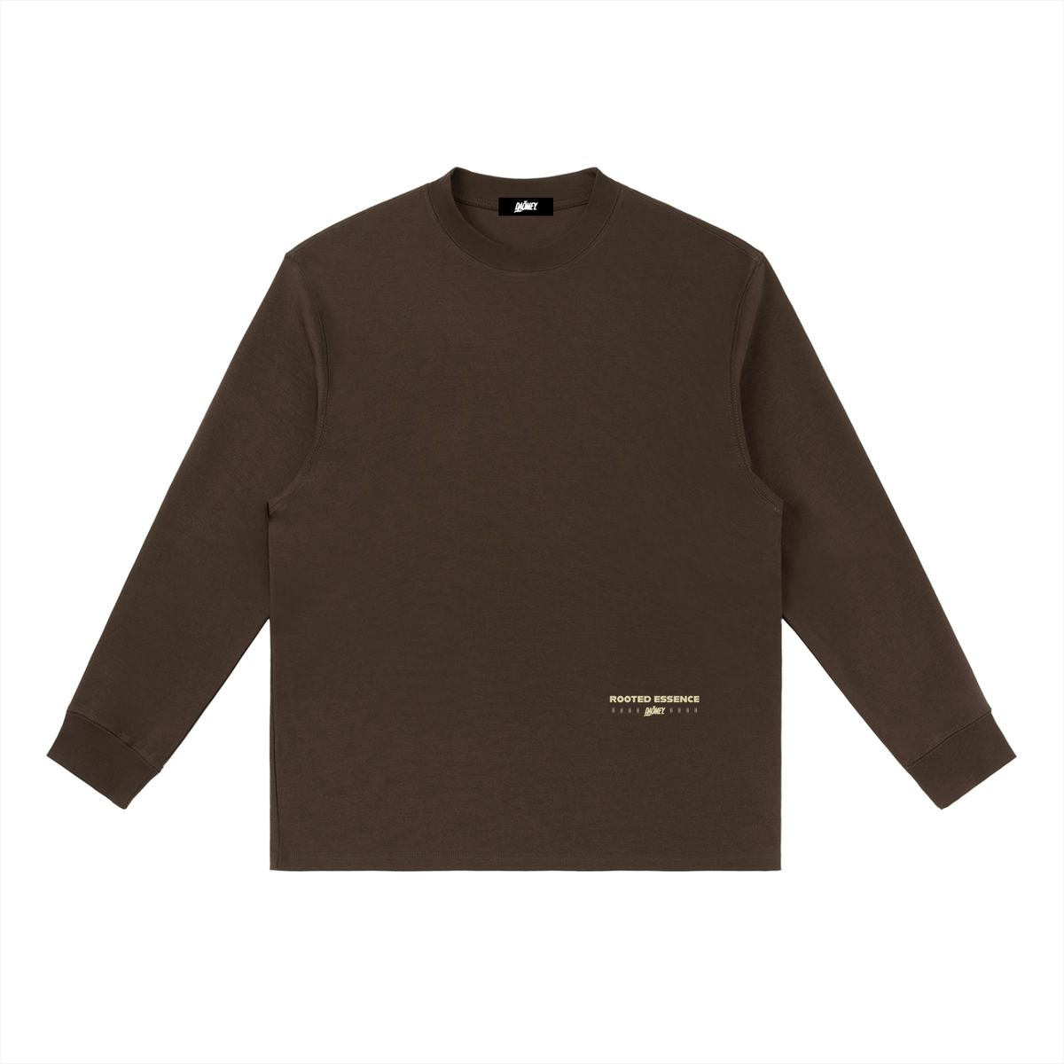 T-shirt Manches Longues Noir Rooted Essence | DAÖMEY Basics